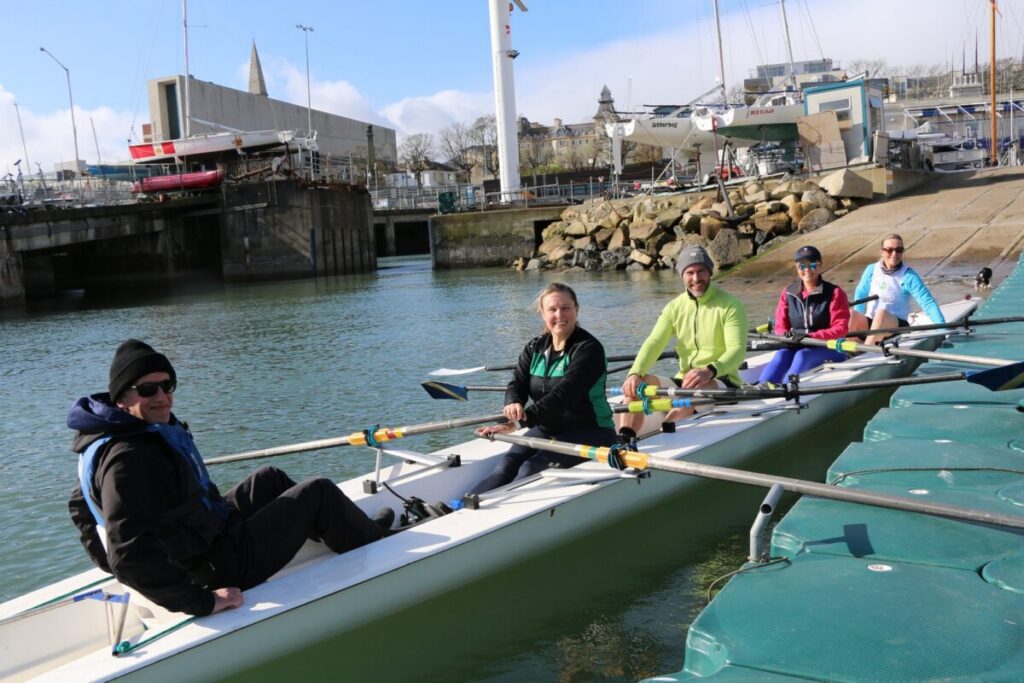 Launching the quad from our slipway in Dún Laoghaire Harbour